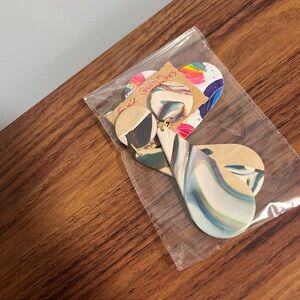 Handmade earrings purchased on posh